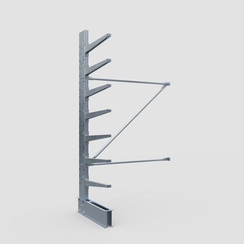 Cantilever Rack - Single Sided - Standard Duty - Hot Dip Galvanized - Add-On Bay - Height 2500mm