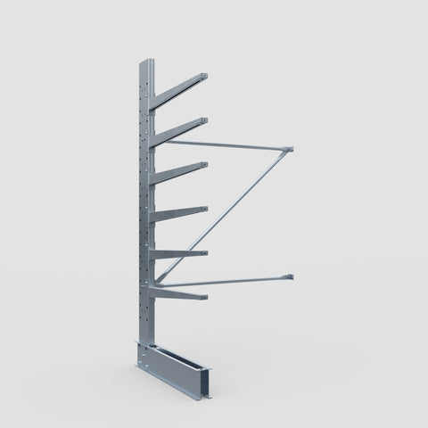 Cantilever Rack - Single Sided - Standard Duty - Hot Dip Galvanized - Add-On Bay - Height 2500mm