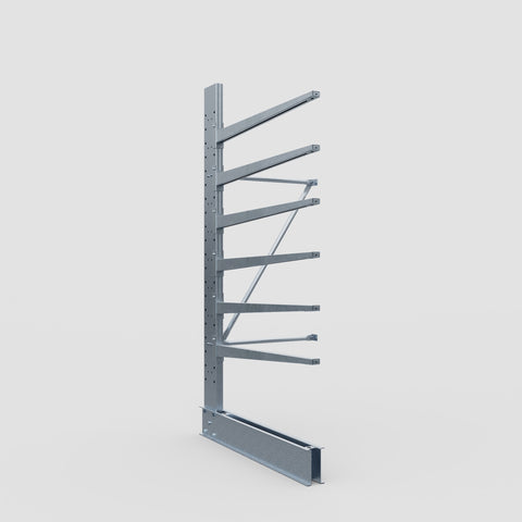 Cantilever Rack - Single Sided - Standard Duty - Hot Dip Galvanized - Add-On Bay - Height 2500mm