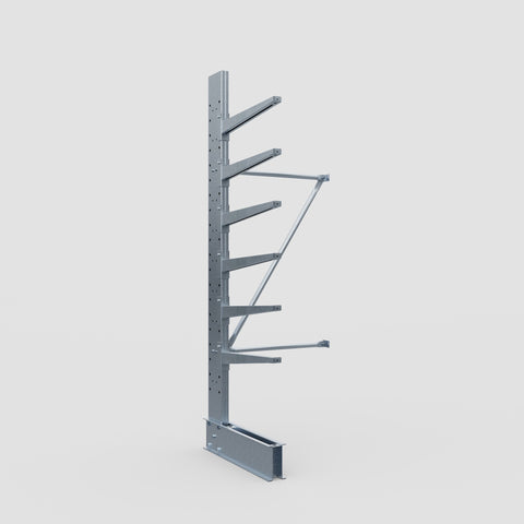 Cantilever Rack - Single Sided - Standard Duty - Hot Dip Galvanized - Add-On Bay - Height 2500mm