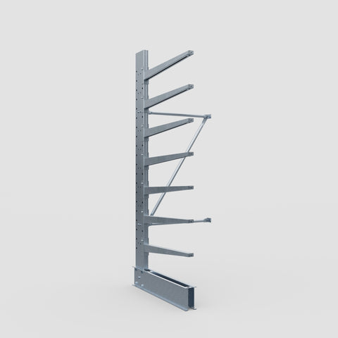 Cantilever Rack - Single Sided - Standard Duty - Hot Dip Galvanized - Add-On Bay - Height 2500mm