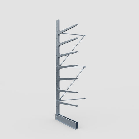 Cantilever Rack - Single Sided - Standard Duty - Hot Dip Galvanized - Add-On Bay - Height 3500mm