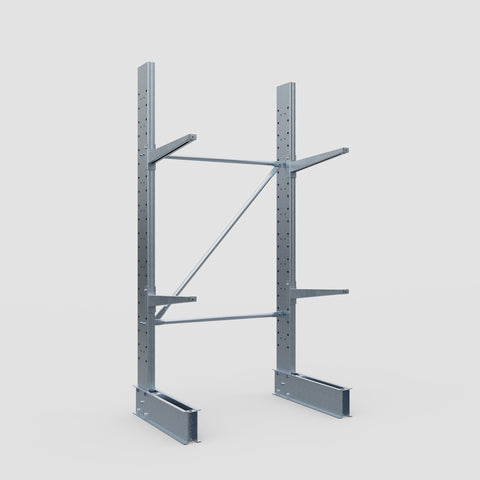 Cantilever Rack - Single Sided - Standard Duty - Hot Dip Galvanized - Full Bay - Height 2500mm