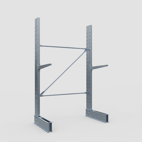 Cantilever Rack - Single Sided - Standard Duty - Hot Dip Galvanized - Full Bay - Height 2500mm