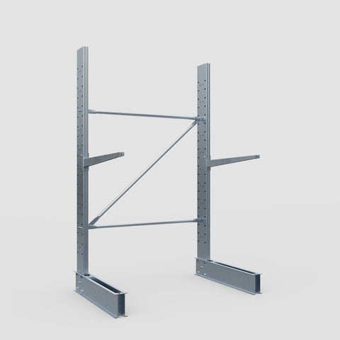 Cantilever Rack - Single Sided - Standard Duty - Hot Dip Galvanized - Full Bay - Height 2500mm