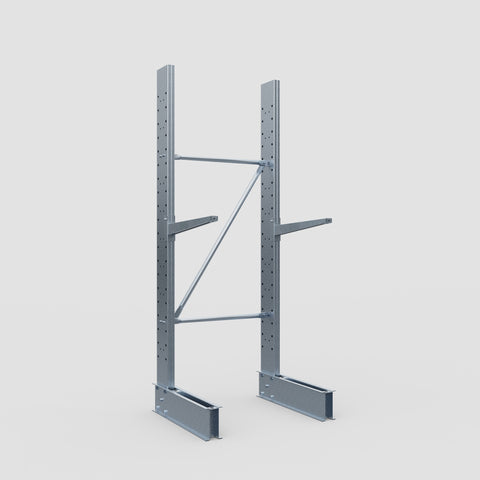 Cantilever Rack - Single Sided - Standard Duty - Hot Dip Galvanized - Full Bay - Height 2500mm