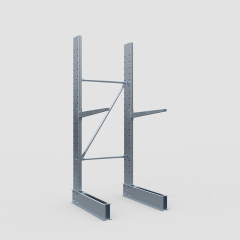 Cantilever Rack - Single Sided - Standard Duty - Hot Dip Galvanized - Full Bay - Height 2500mm