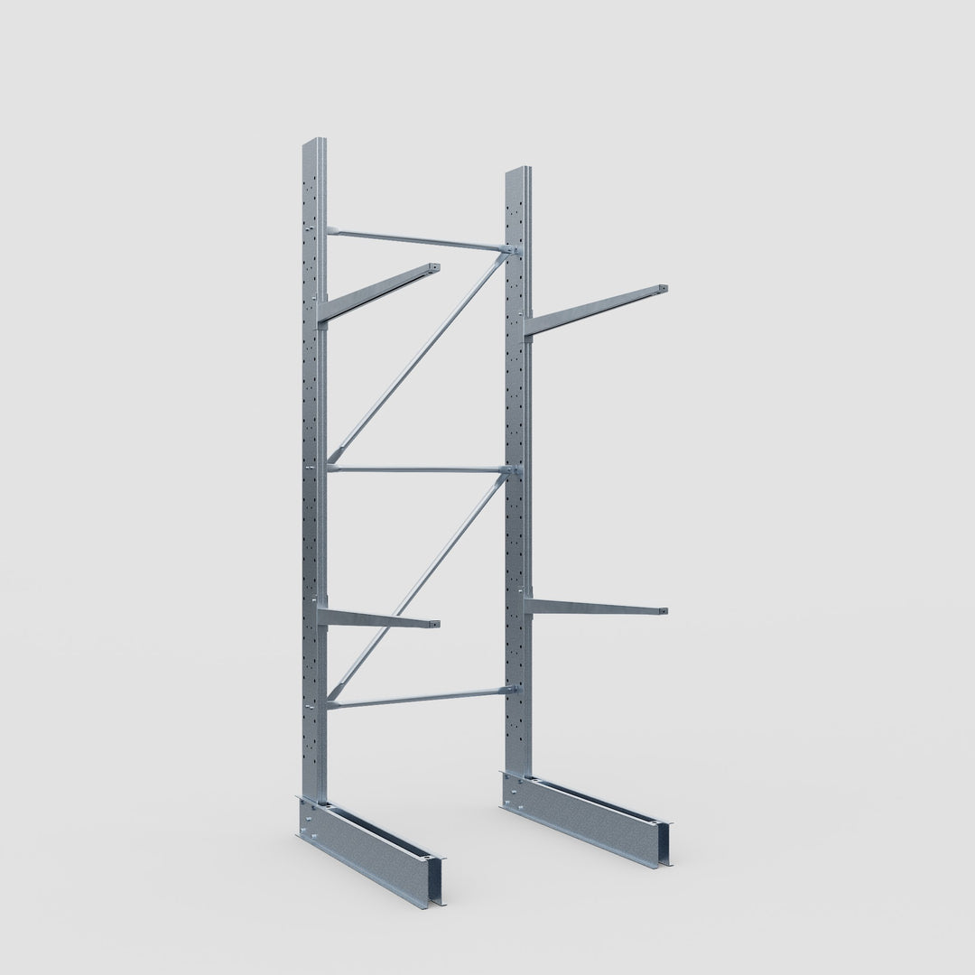 Two Hot Racks Cantilever Rack - Single Sided - Standard Duty - Hot Dip Galvanized ...