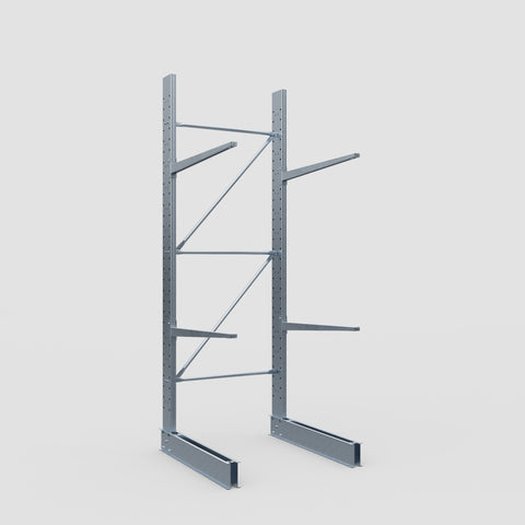 Cantilever Rack - Single Sided - Standard Duty - Hot Dip Galvanized - Full Bay - Height 3500mm