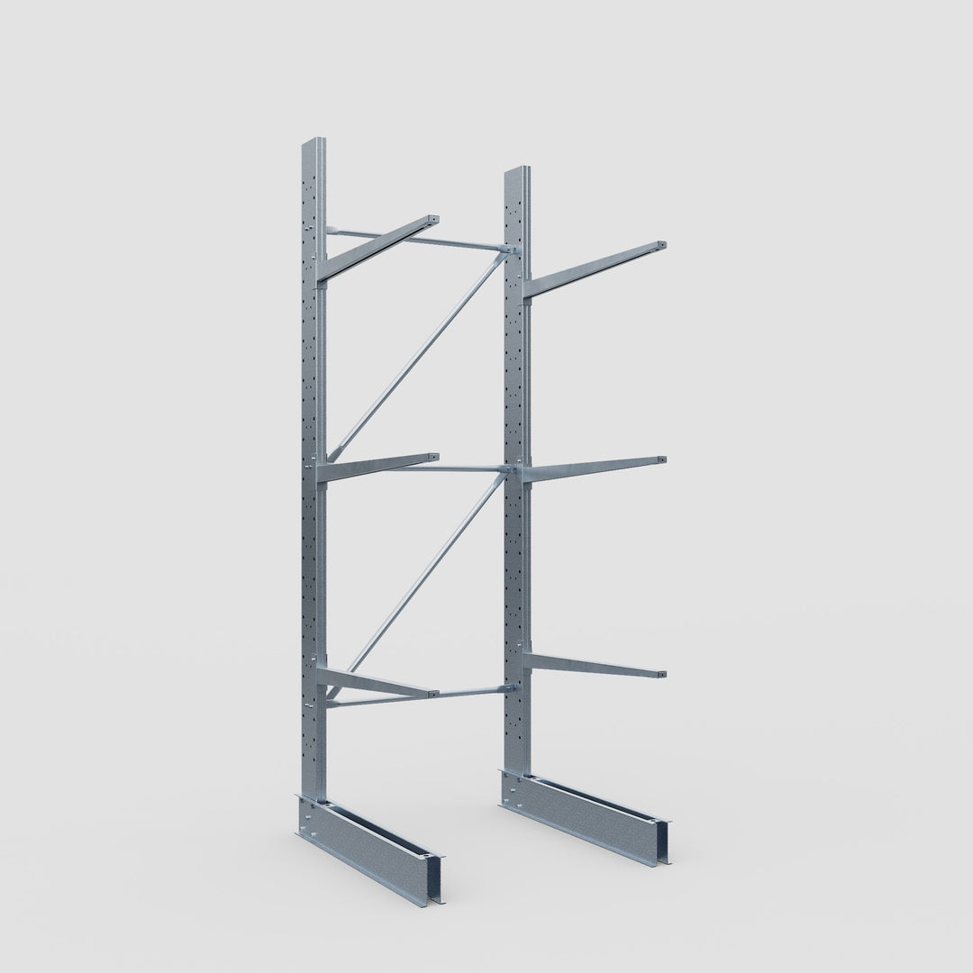 Hot Spare Rack Cantilever Rack - Single Sided - Standard Duty - Hot Dip Galvanized ...