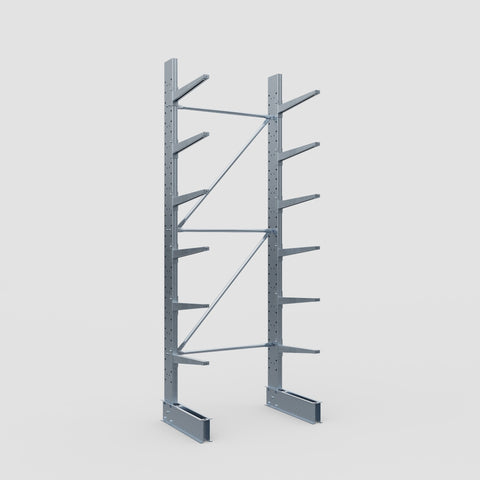 Cantilever Rack - Single Sided - Standard Duty - Hot Dip Galvanized - Full Bay - Height 3500mm