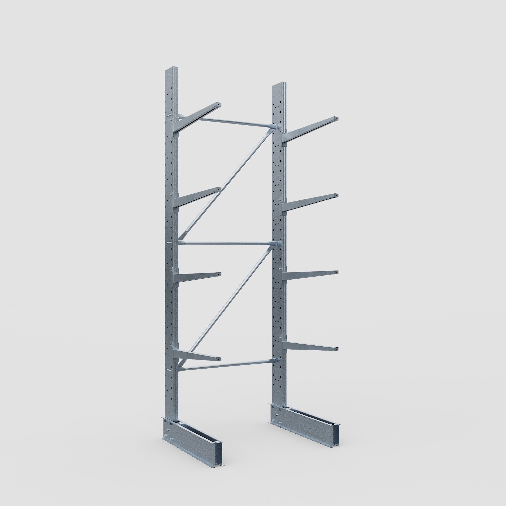 Cantilever Rack - Single Sided - Standard Duty - Hot Dip Galvanized ...