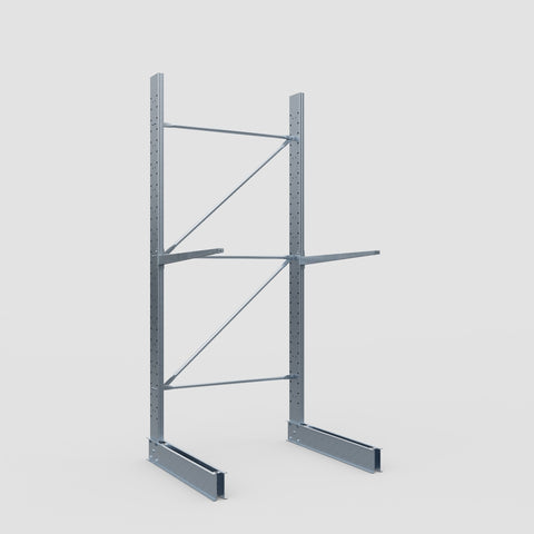 Cantilever Rack - Single Sided - Standard Duty - Hot Dip Galvanized - Full Bay - Height 3500mm