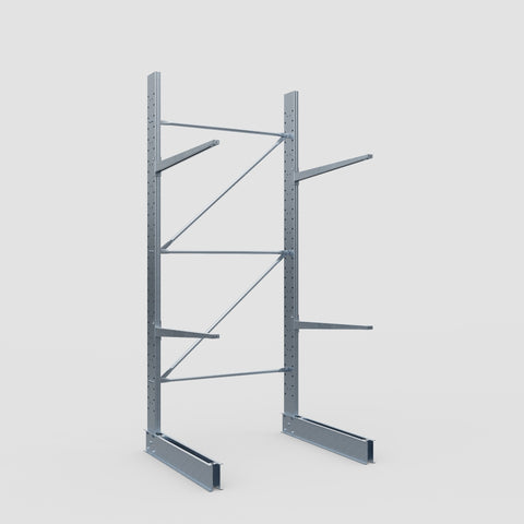 Cantilever Rack - Single Sided - Standard Duty - Hot Dip Galvanized - Full Bay - Height 3500mm