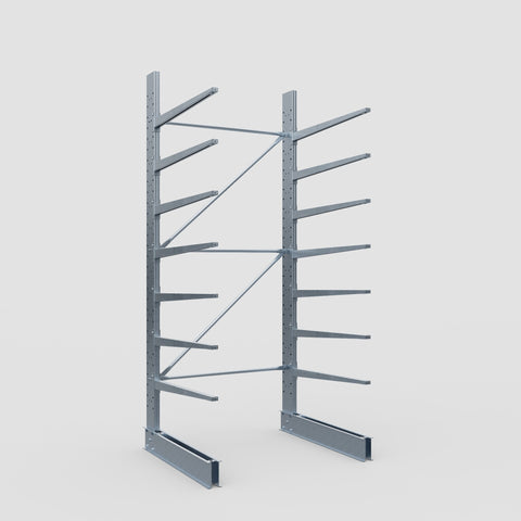 Cantilever Rack - Single Sided - Standard Duty - Hot Dip Galvanized - Full Bay - Height 3500mm