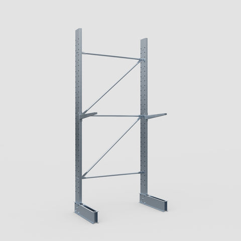 Cantilever Rack - Single Sided - Standard Duty - Hot Dip Galvanized - Full Bay - Height 3500mm