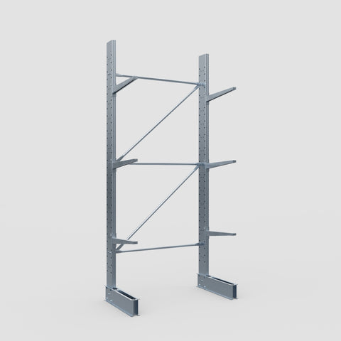 Cantilever Rack - Single Sided - Standard Duty - Hot Dip Galvanized - Full Bay - Height 3500mm