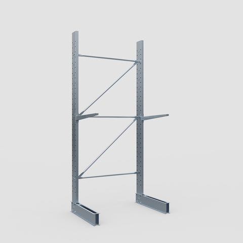 Cantilever Rack - Single Sided - Standard Duty - Hot Dip Galvanized - Full Bay - Height 3500mm