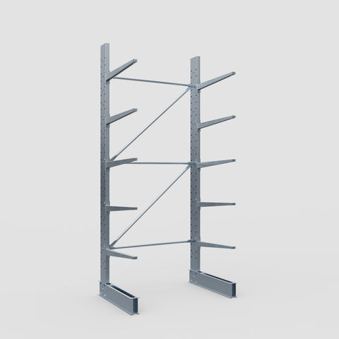 Cantilever Rack - Single Sided - Standard Duty - Hot Dip Galvanized - Full Bay - Height 3500mm