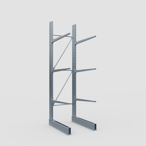 Cantilever Rack - Single Sided - Standard Duty - Hot Dip Galvanized - Full Bay - Height 3500mm