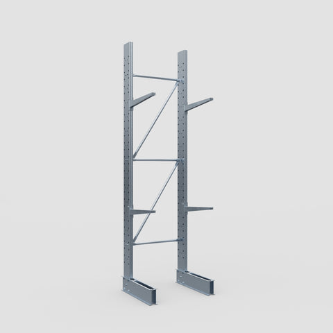 Cantilever Rack - Single Sided - Standard Duty - Hot Dip Galvanized - Full Bay - Height 3500mm