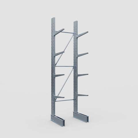 Cantilever Rack - Single Sided - Standard Duty - Hot Dip Galvanized - Full Bay - Height 3500mm