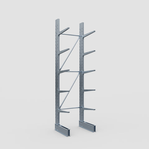 Cantilever Rack - Single Sided - Standard Duty - Hot Dip Galvanized - Full Bay - Height 3500mm