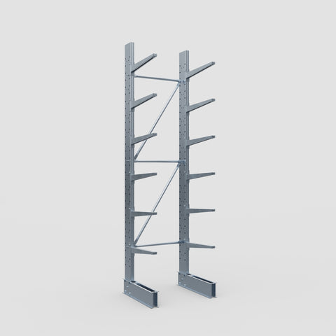 Cantilever Rack - Single Sided - Standard Duty - Hot Dip Galvanized - Full Bay - Height 3500mm