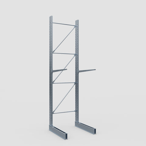 Cantilever Rack - Single Sided - Standard Duty - Hot Dip Galvanized - Full Bay - Height 4500mm