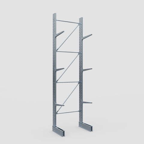 Cantilever Rack - Single Sided - Standard Duty - Hot Dip Galvanized - Full Bay - Height 4500mm