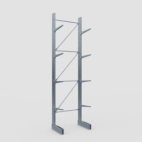 Cantilever Rack - Single Sided - Standard Duty - Hot Dip Galvanized - Full Bay - Height 4500mm