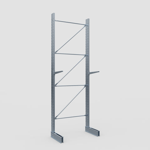 Cantilever Rack - Single Sided - Standard Duty - Hot Dip Galvanized - Full Bay - Height 4500mm