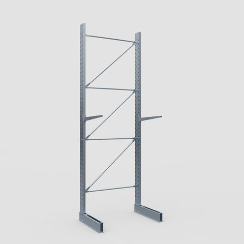 Cantilever Rack - Single Sided - Standard Duty - Hot Dip Galvanized - Full Bay - Height 4500mm