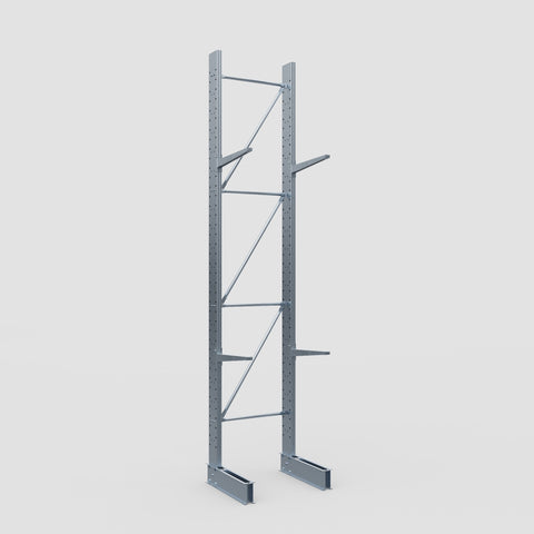 Cantilever Rack - Single Sided - Standard Duty - Hot Dip Galvanized - Full Bay - Height 4500mm