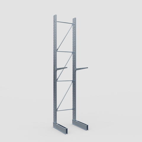 Cantilever Rack - Single Sided - Standard Duty - Hot Dip Galvanized - Full Bay - Height 4500mm