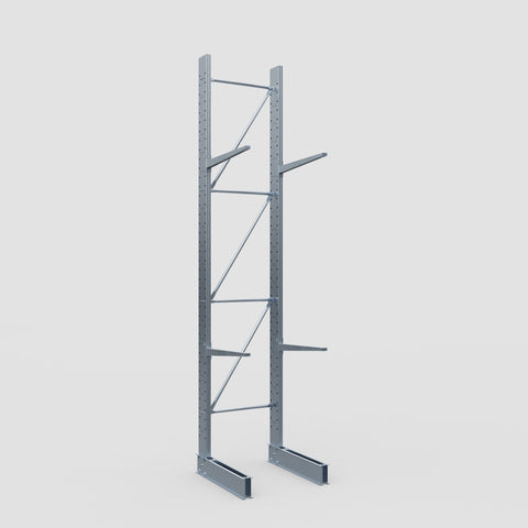 Cantilever Rack - Single Sided - Standard Duty - Hot Dip Galvanized - Full Bay - Height 4500mm