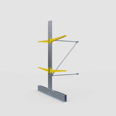 Cantilever Rack - Double Sided - Standard Duty - Powder Coated - Add-On Bay - Height 2500mm