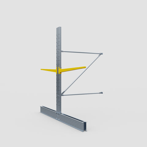 Cantilever Rack - Double Sided - Standard Duty - Powder Coated - Add-On Bay - Height 2500mm