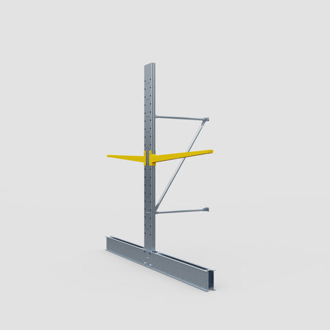 Cantilever Rack - Double Sided - Standard Duty - Powder Coated - Add-On Bay - Height 2500mm