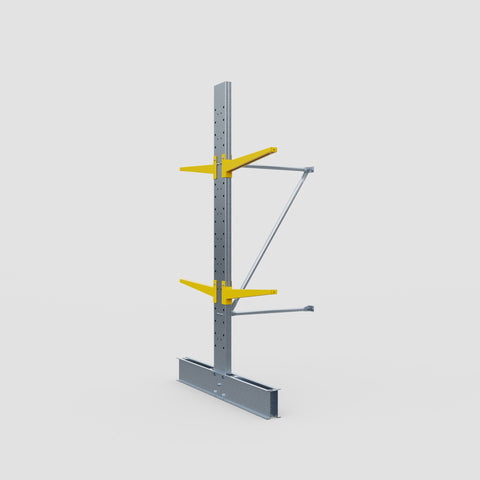 Cantilever Rack - Double Sided - Standard Duty - Powder Coated - Add-On Bay - Height 2500mm