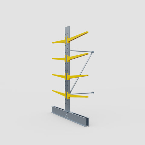 Cantilever Rack - Double Sided - Standard Duty - Powder Coated - Add-On Bay - Height 2500mm