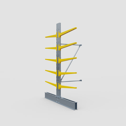 Cantilever Rack - Double Sided - Standard Duty - Powder Coated - Add-On Bay - Height 2500mm