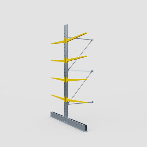 Cantilever Rack - Double Sided - Standard Duty - Powder Coated - Add-On Bay - Height 3500mm