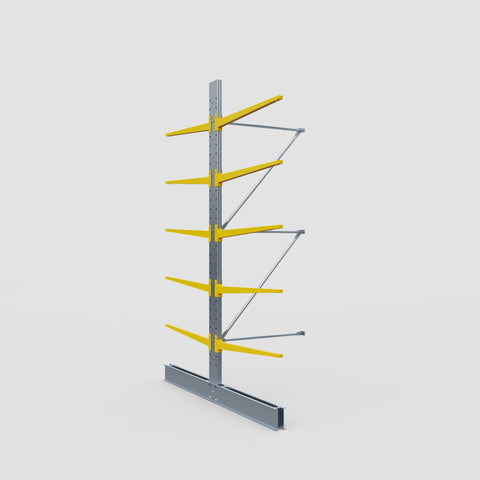 Cantilever Rack - Double Sided - Standard Duty - Powder Coated - Add-On Bay - Height 3500mm