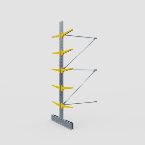 Cantilever Rack - Double Sided - Standard Duty - Powder Coated - Add-On Bay - Height 3500mm