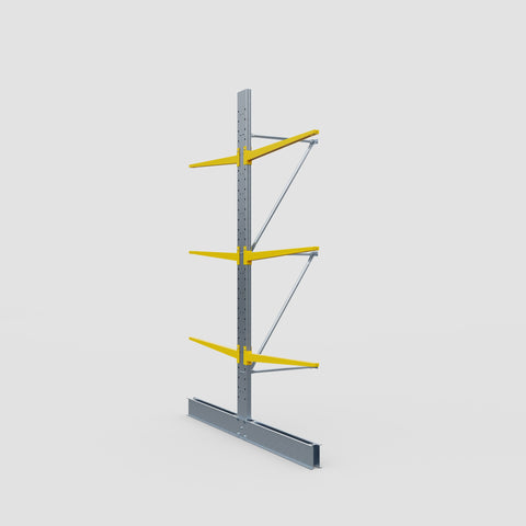 Cantilever Rack - Double Sided - Standard Duty - Powder Coated - Add-On Bay - Height 3500mm