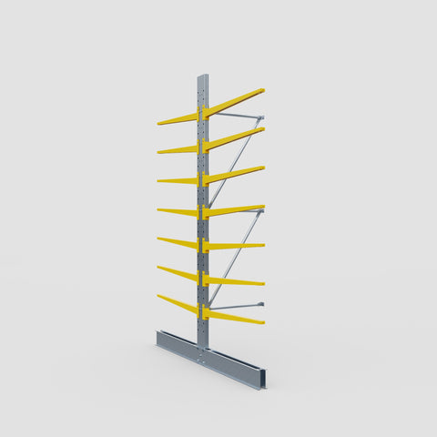 Cantilever Rack - Double Sided - Standard Duty - Powder Coated - Add-On Bay - Height 3500mm