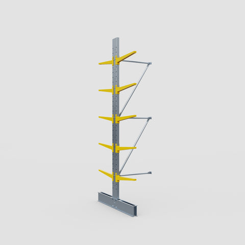 Cantilever Rack - Double Sided - Standard Duty - Powder Coated - Add-On Bay - Height 3500mm