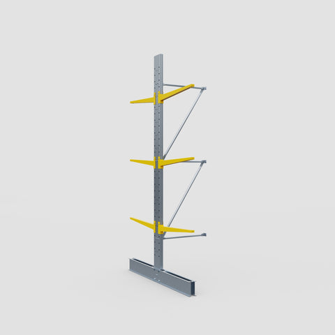 Cantilever Rack - Double Sided - Standard Duty - Powder Coated - Add-On Bay - Height 3500mm