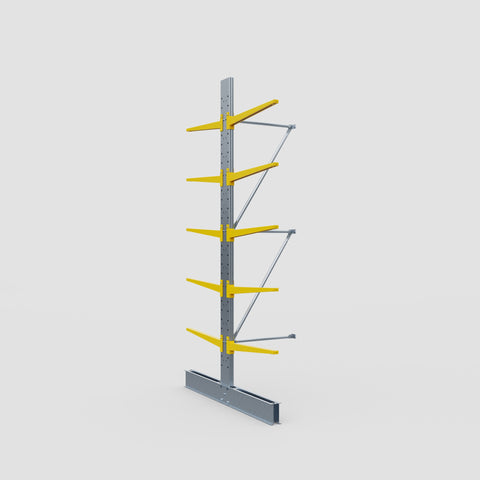 Cantilever Rack - Double Sided - Standard Duty - Powder Coated - Add-On Bay - Height 3500mm